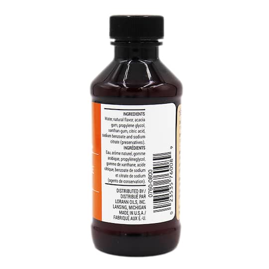 LorAnn Natural Orange Bakery Emulsion, 4oz.